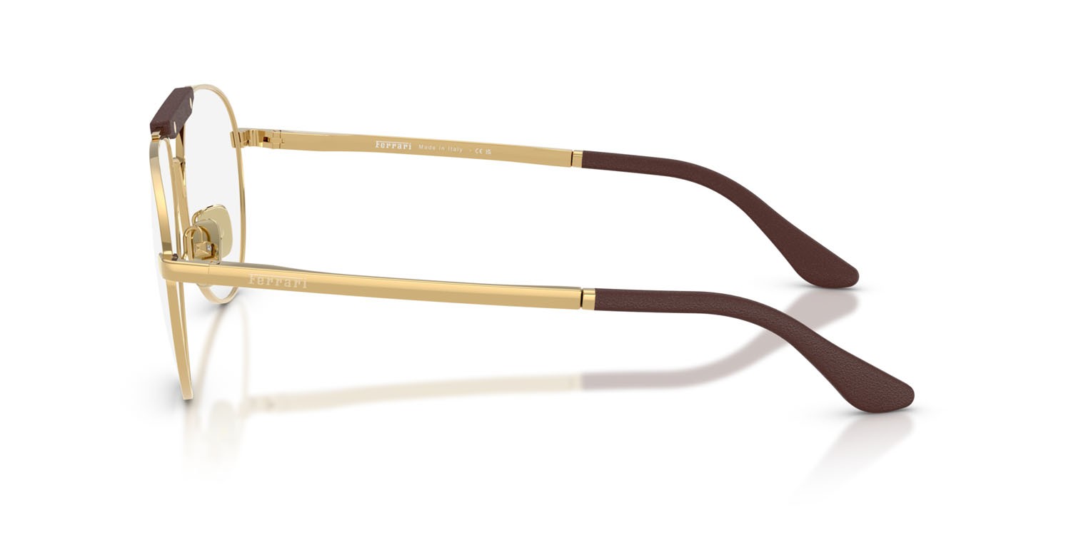 Occhiali da vista Ferrari FH 3009Q (127) colore oro forma aviator lenti lente demo