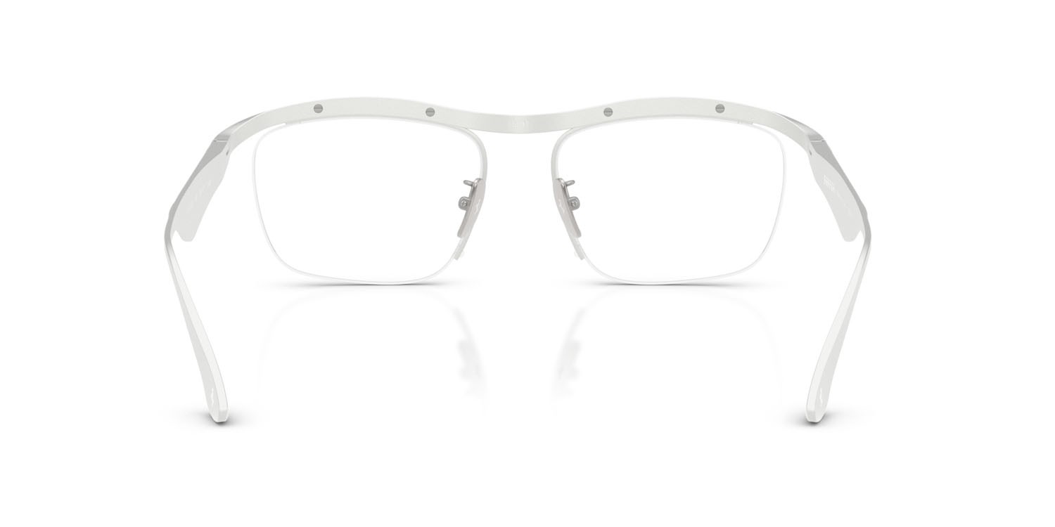 Occhiali da vista Ferrari FH 3010D (128) colore argento opaco forma quadrato lenti lente demo