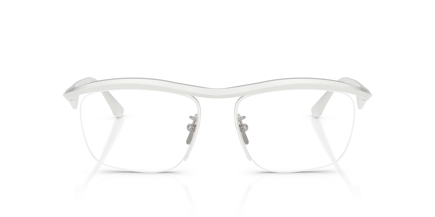 Occhiali da vista Ferrari FH 3010D (128) colore argento opaco forma quadrato lenti lente demo