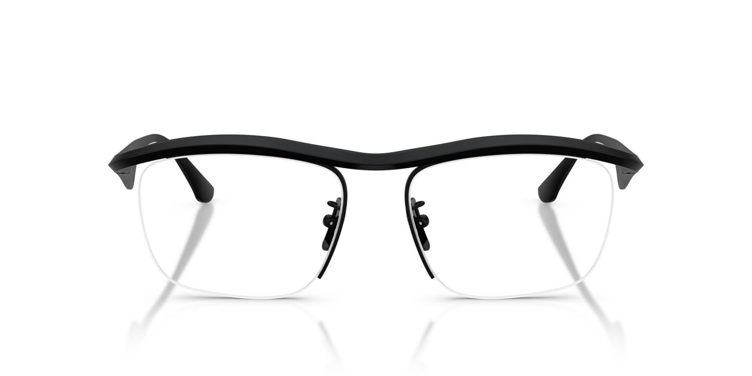 Occhiali da vista Ferrari FH 3010D (129) colore nero opaco forma quadrato lenti lente demo