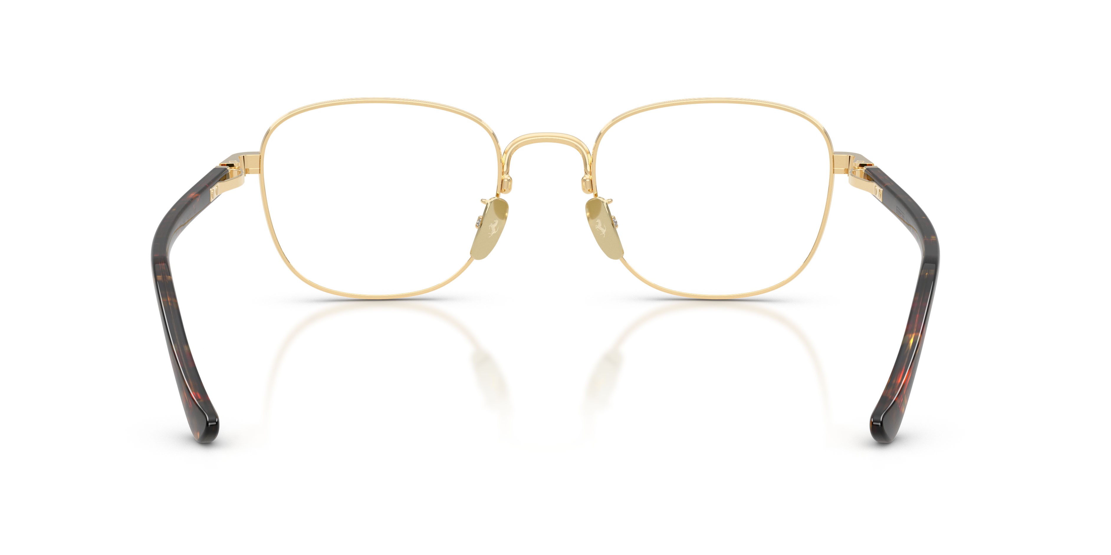 Occhiali da vista Ferrari FH 3012TD (316) colore oro lucido forma quadrato lenti lente demo