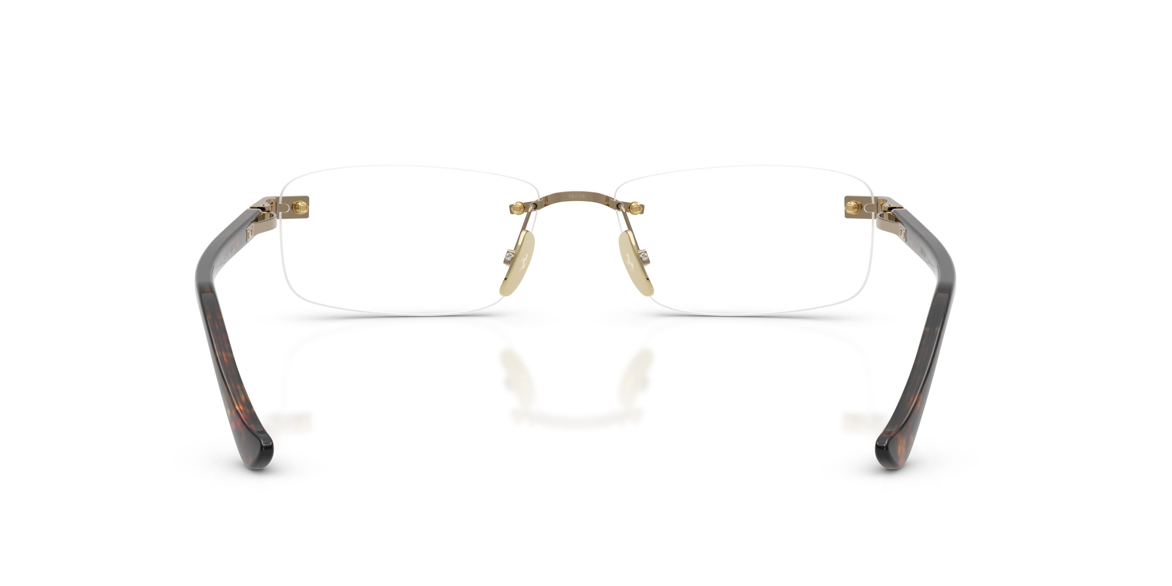 Occhiali da vista Ferrari FH 3013T (316) colore oro lucido forma quadrato lenti lente demo