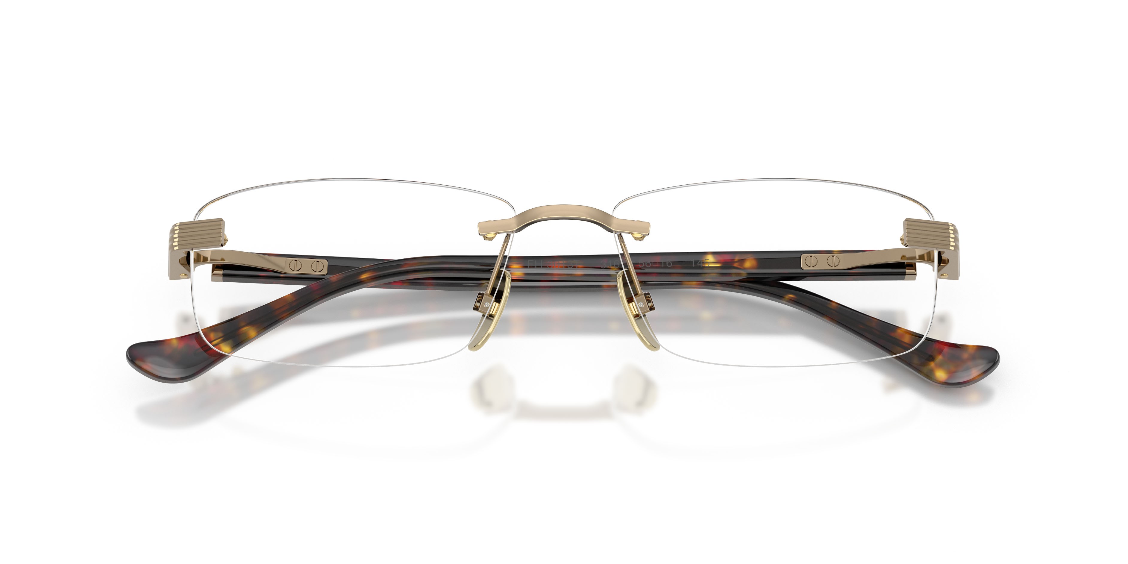Occhiali da vista Ferrari FH 3013T (316) colore oro lucido forma quadrato lenti lente demo