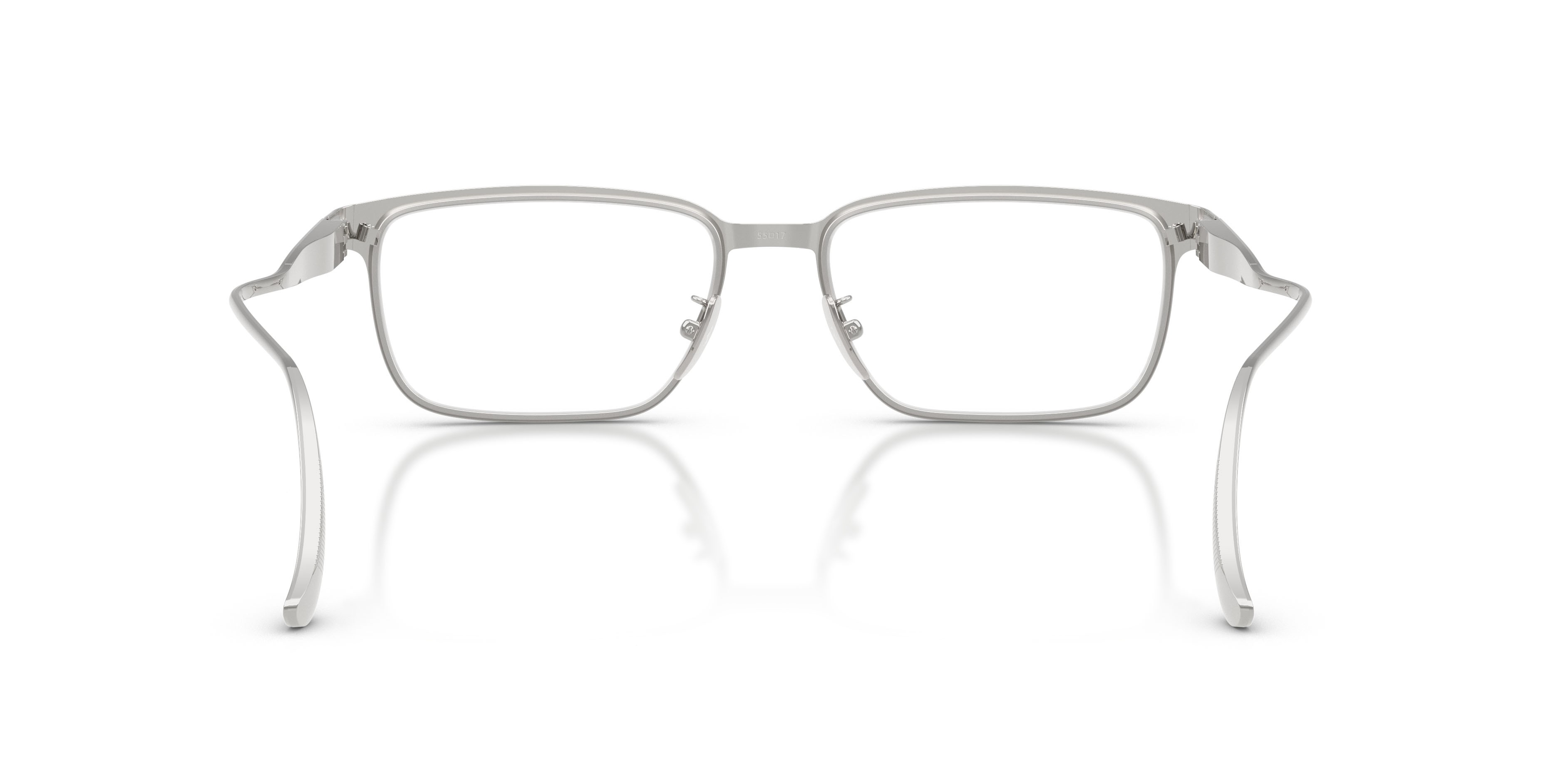 Occhiali da vista Ferrari FH 3014D (143) colore argento opaco forma quadrato lenti lente demo