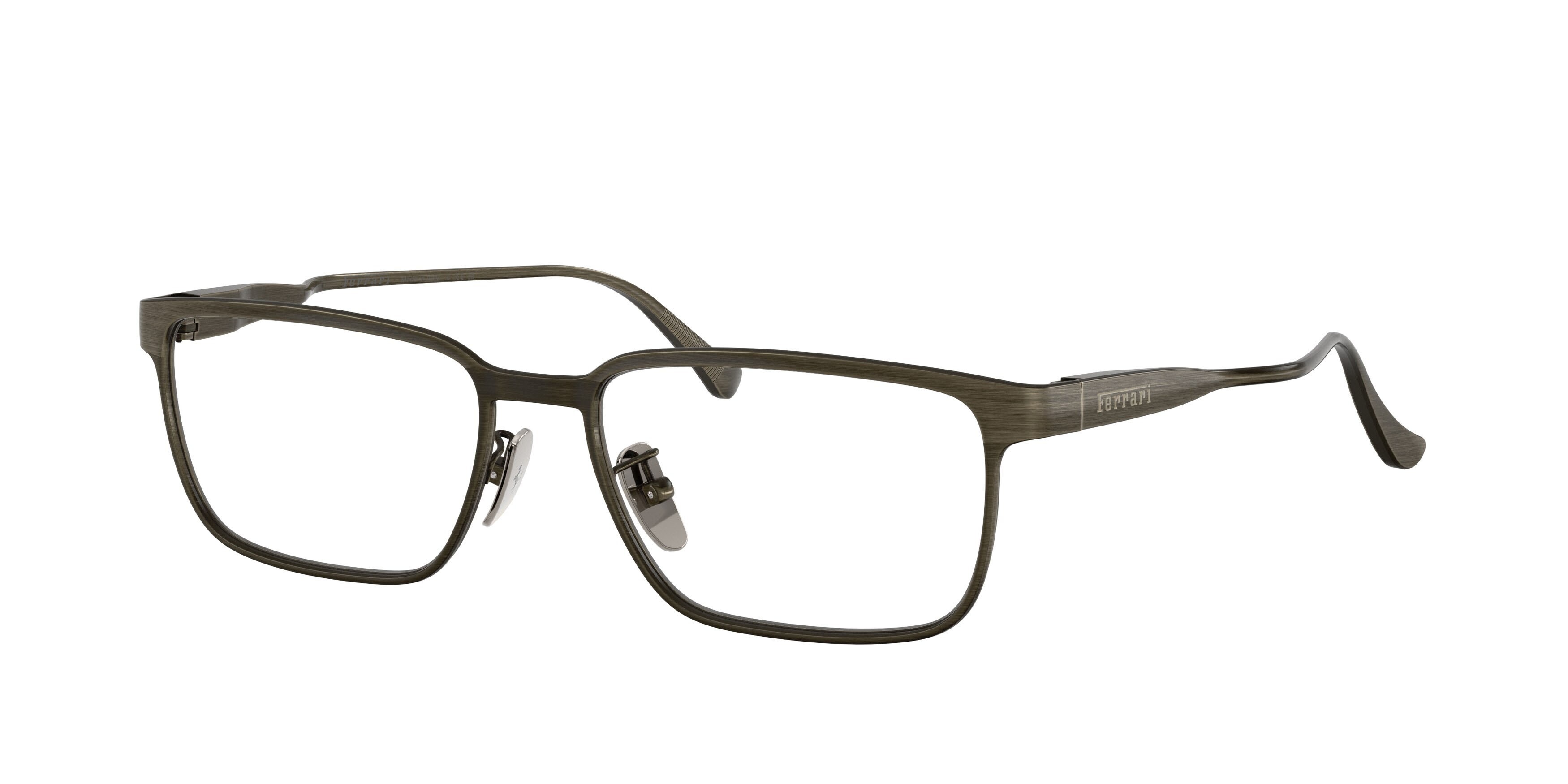 Occhiali da vista Ferrari FH 3014D (145) colore grey brush forma quadrato lenti lente demo