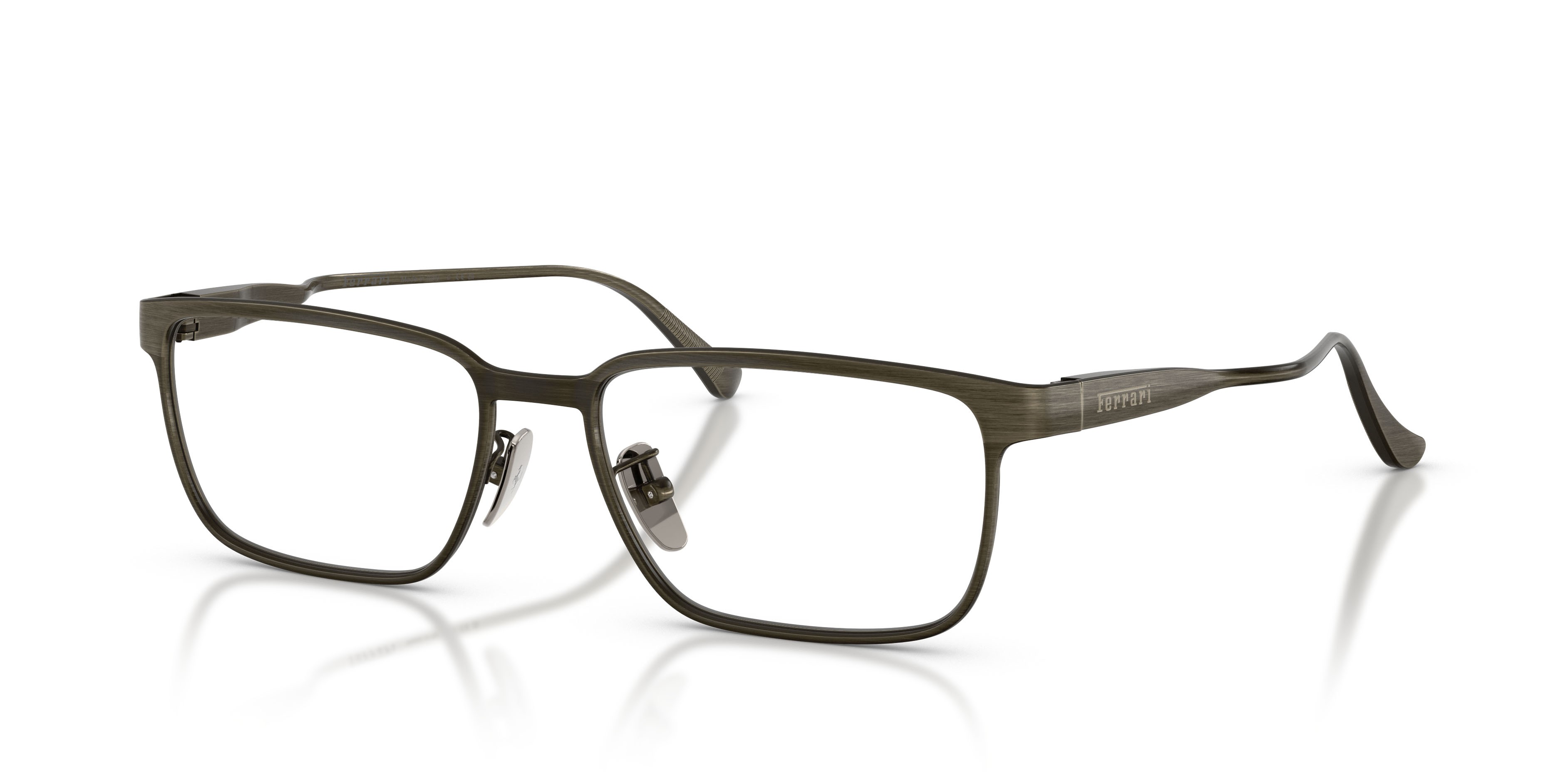 Occhiali da vista Ferrari FH 3014D (145) colore grey brush forma quadrato lenti lente demo