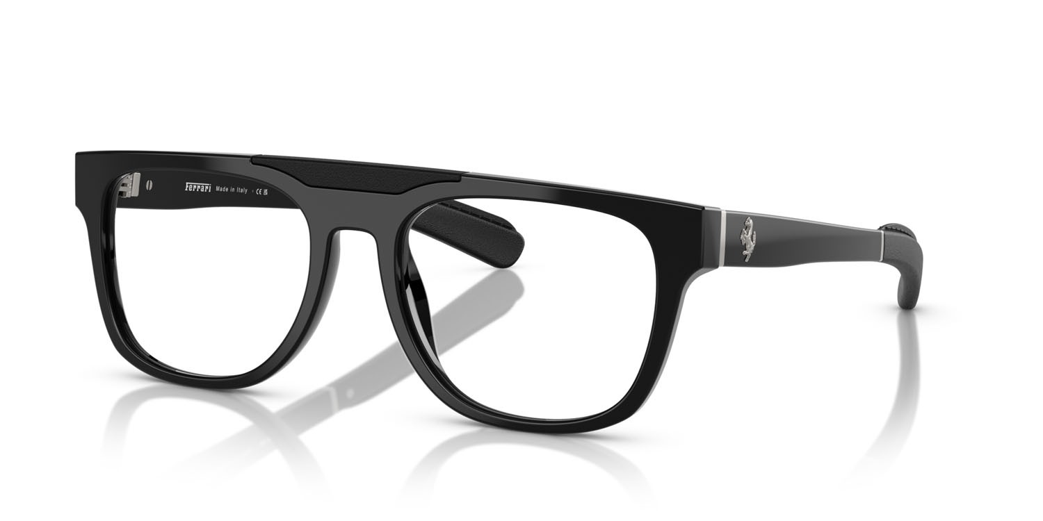 Occhiali da vista Ferrari FH 4005QU (701) colore nero forma quadrato lenti lente demo
