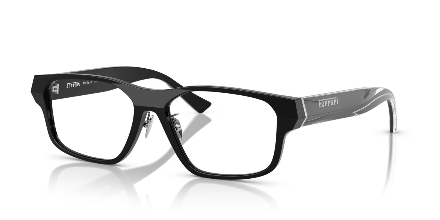 Occhiali da vista Ferrari FH 4006D (701) colore nero forma quadrato lenti lente demo