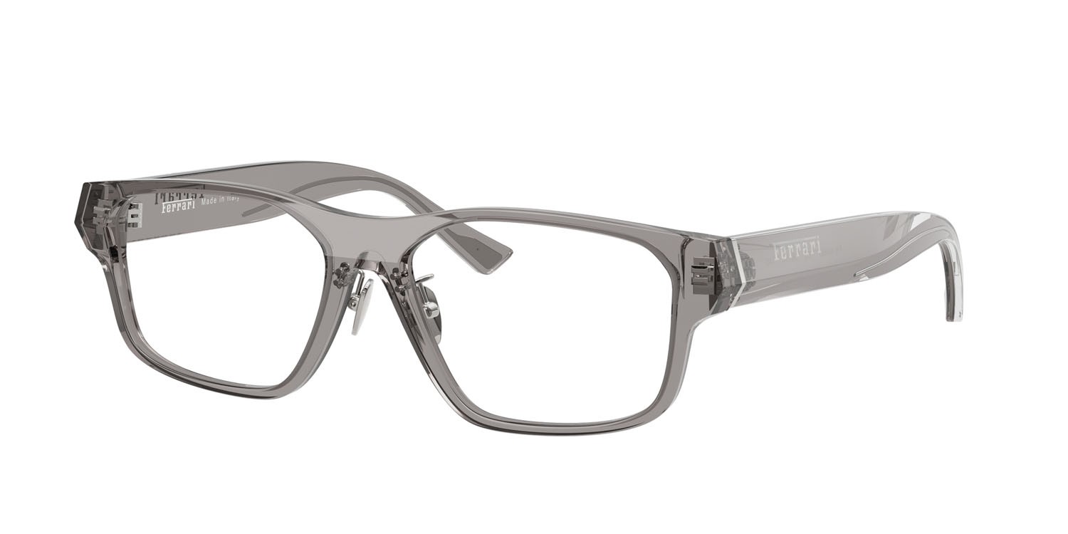 Occhiali da vista Ferrari FH 4006D (703) colore grigio trasparente forma quadrato lenti lente demo