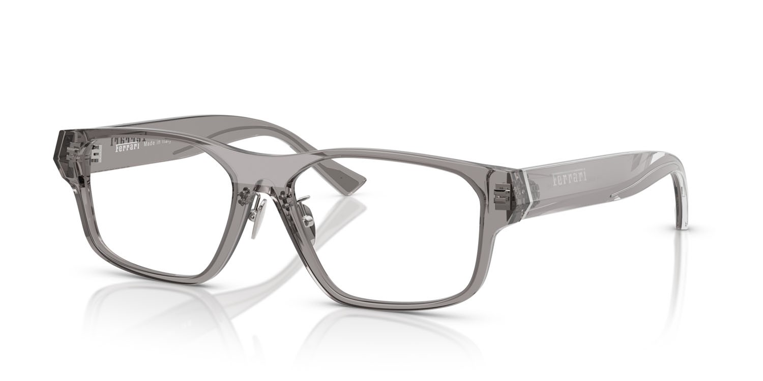 Occhiali da vista Ferrari FH 4006D (703) colore grigio trasparente forma quadrato lenti lente demo
