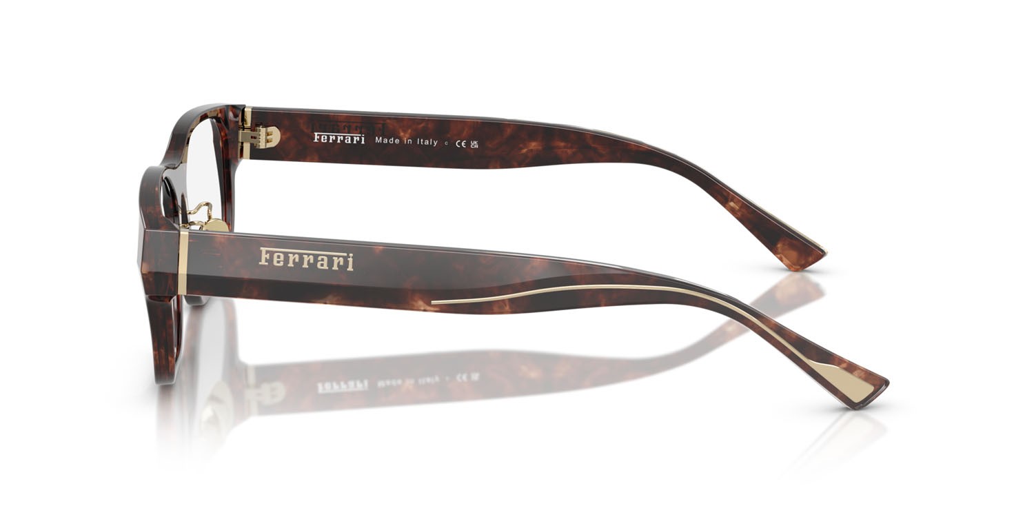 Occhiali da vista Ferrari FH 4006D (725) colore havana caramello forma quadrato lenti lente demo
