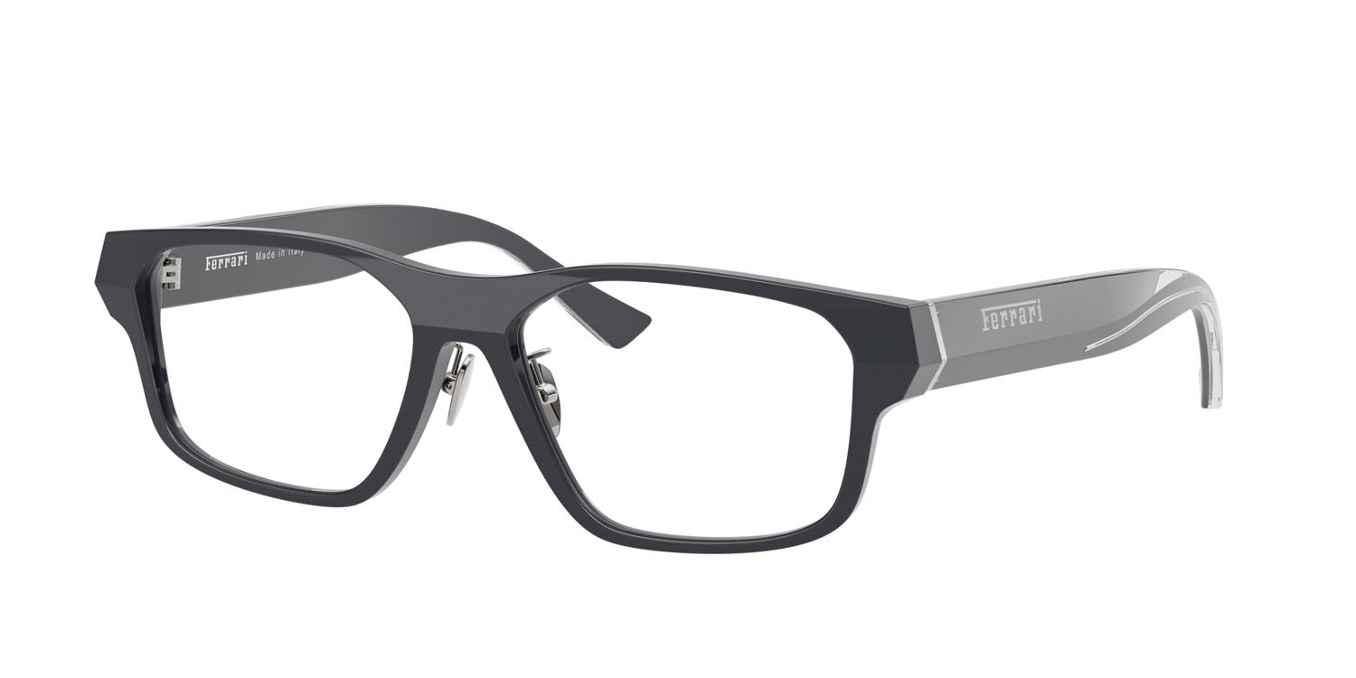 Occhiali da vista Ferrari FH 4006D (726) colore grigio iridescente forma quadrato lenti lente demo