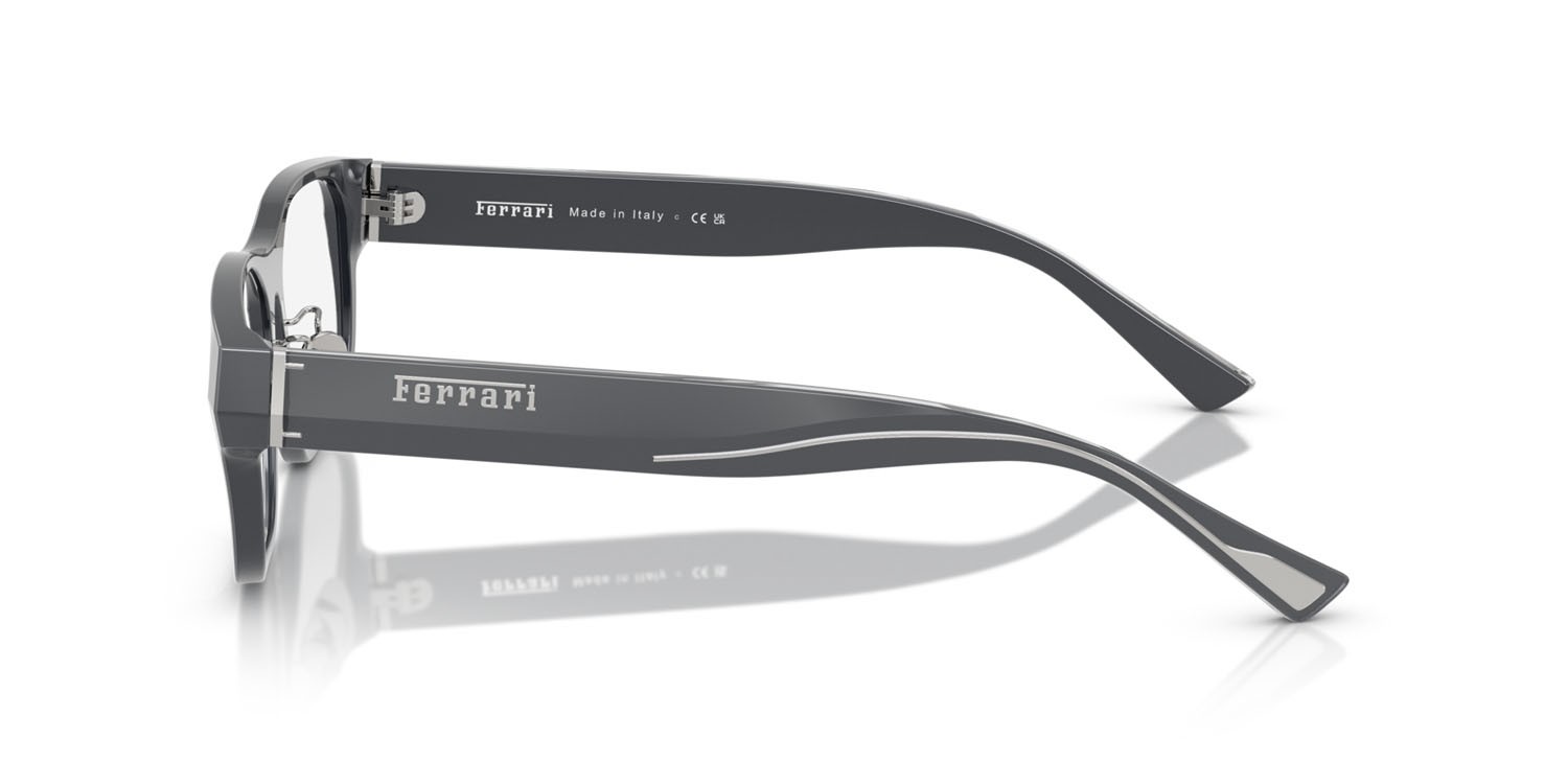 Occhiali da vista Ferrari FH 4006D (726) colore grigio iridescente forma quadrato lenti lente demo