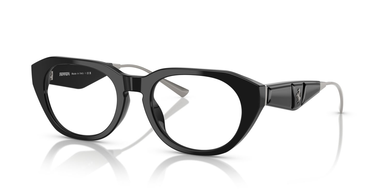 Occhiali da vista Ferrari FH 4007U (701) colore nero forma ovale lenti lente demo