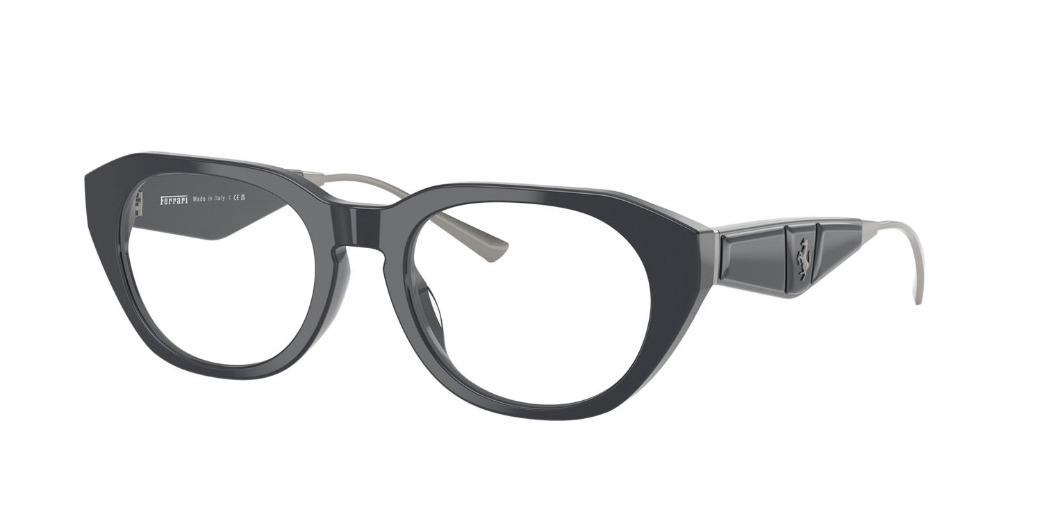 Occhiali da vista Ferrari FH 4007U (726) colore grigio iridescente forma ovale lenti lente demo
