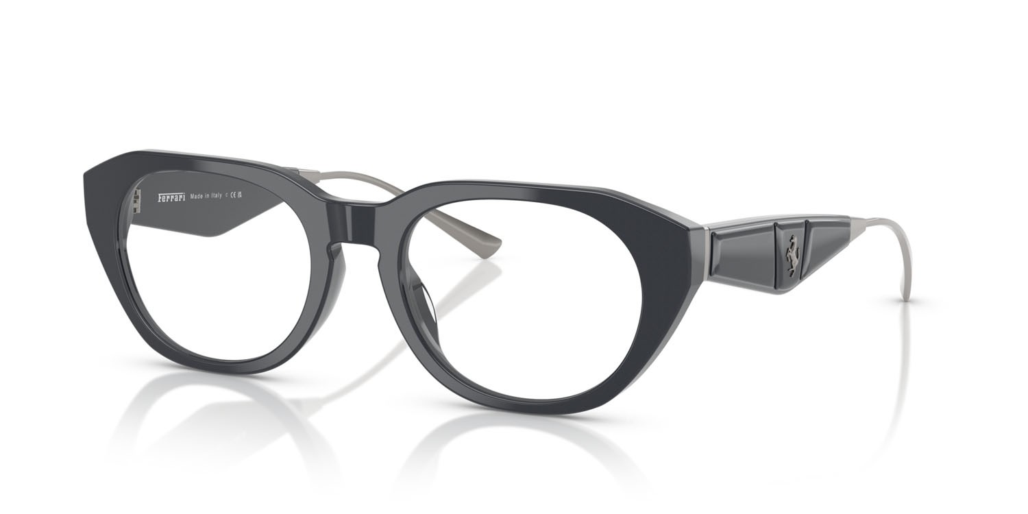 Occhiali da vista Ferrari FH 4007U (726) colore grigio iridescente forma ovale lenti lente demo
