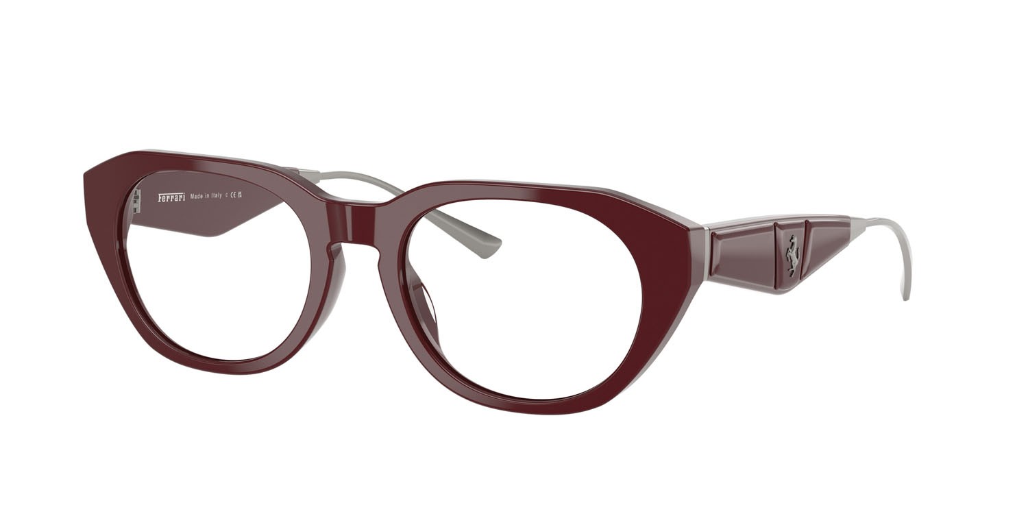 Occhiali da vista Ferrari FH 4007U (727) colore bordeaux iridescente forma ovale lenti lente demo