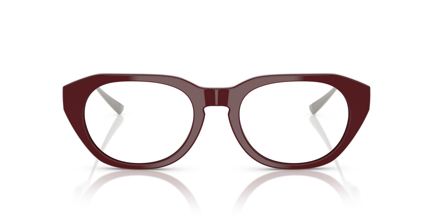Occhiali da vista Ferrari FH 4007U (727) colore bordeaux iridescente forma ovale lenti lente demo