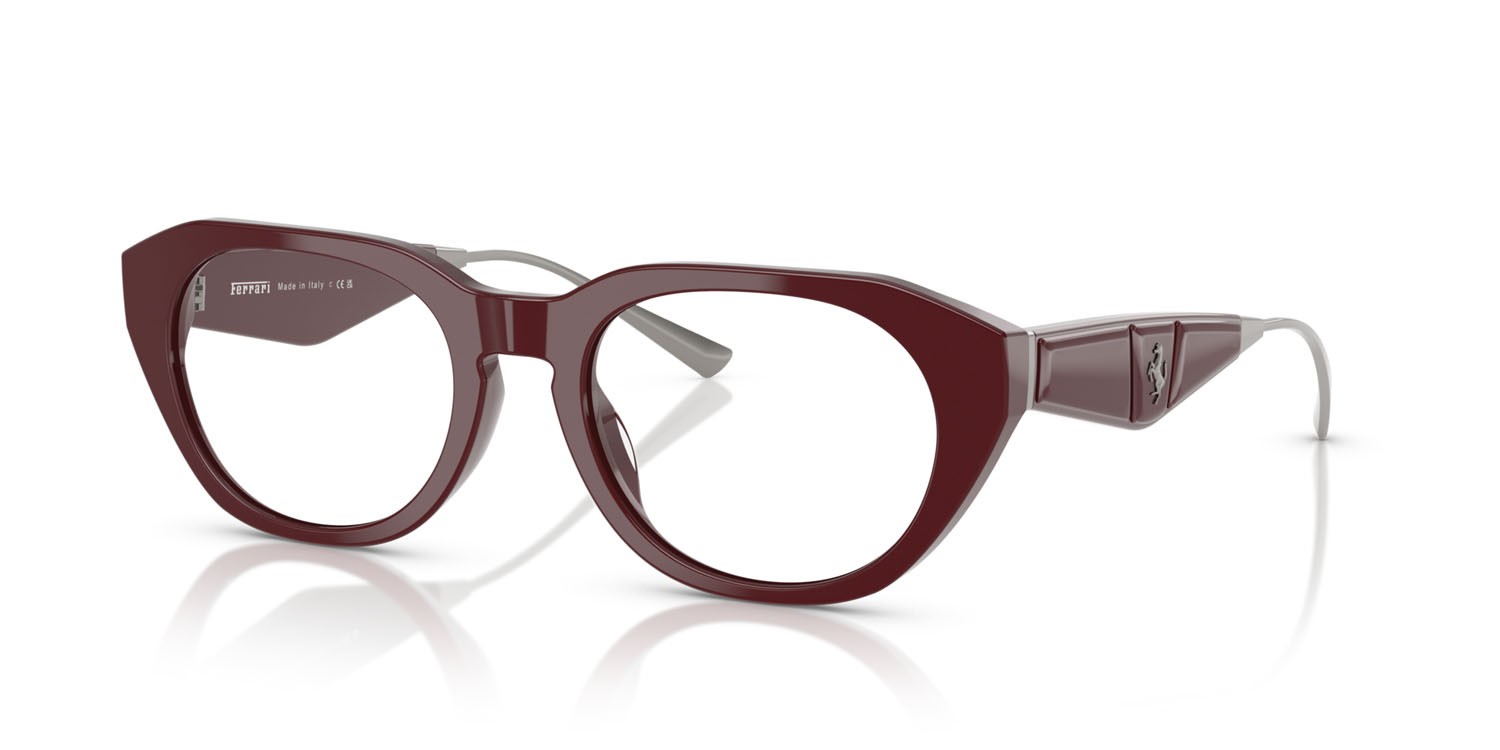 Occhiali da vista Ferrari FH 4007U (727) colore bordeaux iridescente forma ovale lenti lente demo