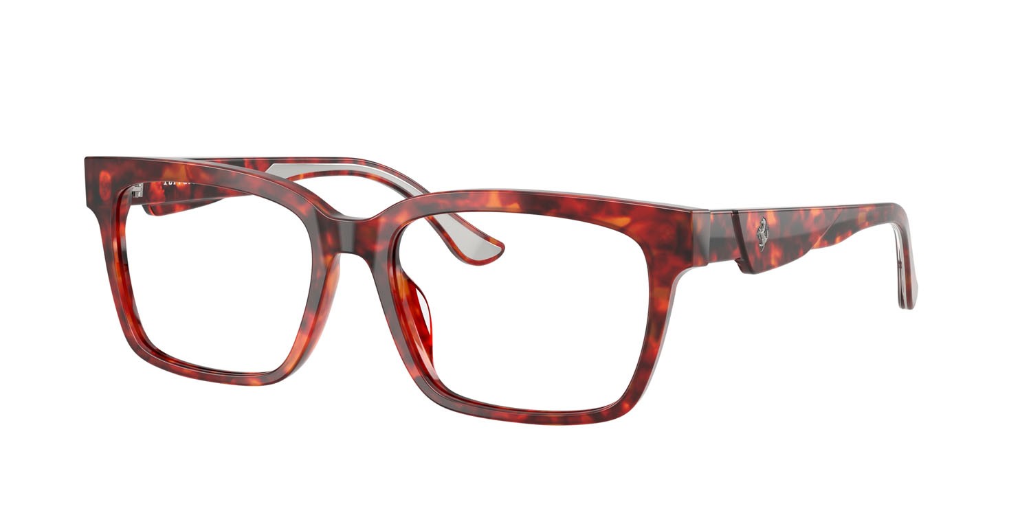 Occhiali da vista Ferrari FH 4008U (734) colore tartarugato marrone forma quadrato lenti lente demo