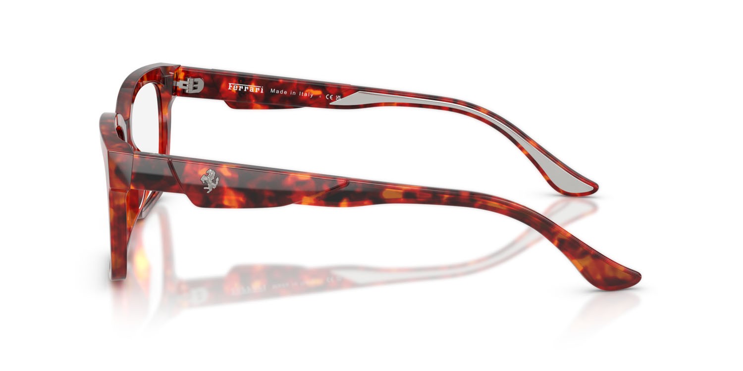 Occhiali da vista Ferrari FH 4008U (734) colore tartarugato marrone forma quadrato lenti lente demo