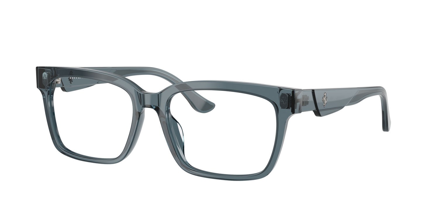 Occhiali da vista Ferrari FH 4008U (736) colore oceano forma quadrato lenti lente demo