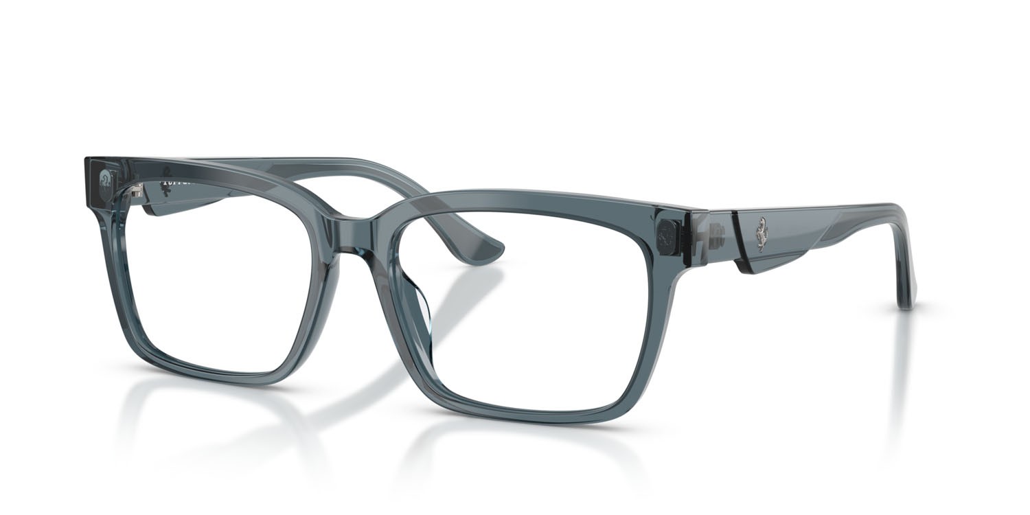 Occhiali da vista Ferrari FH 4008U (736) colore oceano forma quadrato lenti lente demo