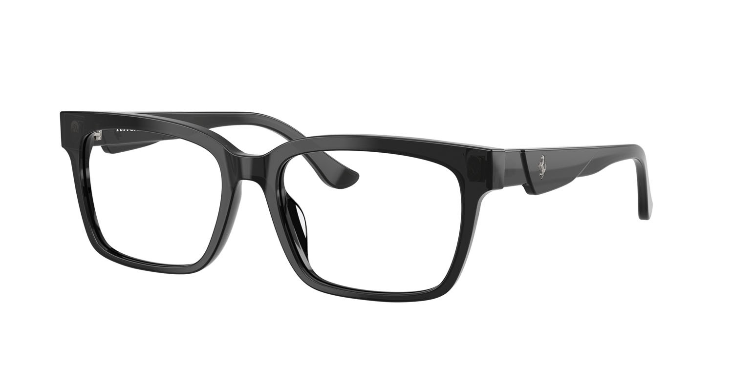 Occhiali da vista Ferrari FH 4008U (737) colore nero forma quadrato lenti lente demo