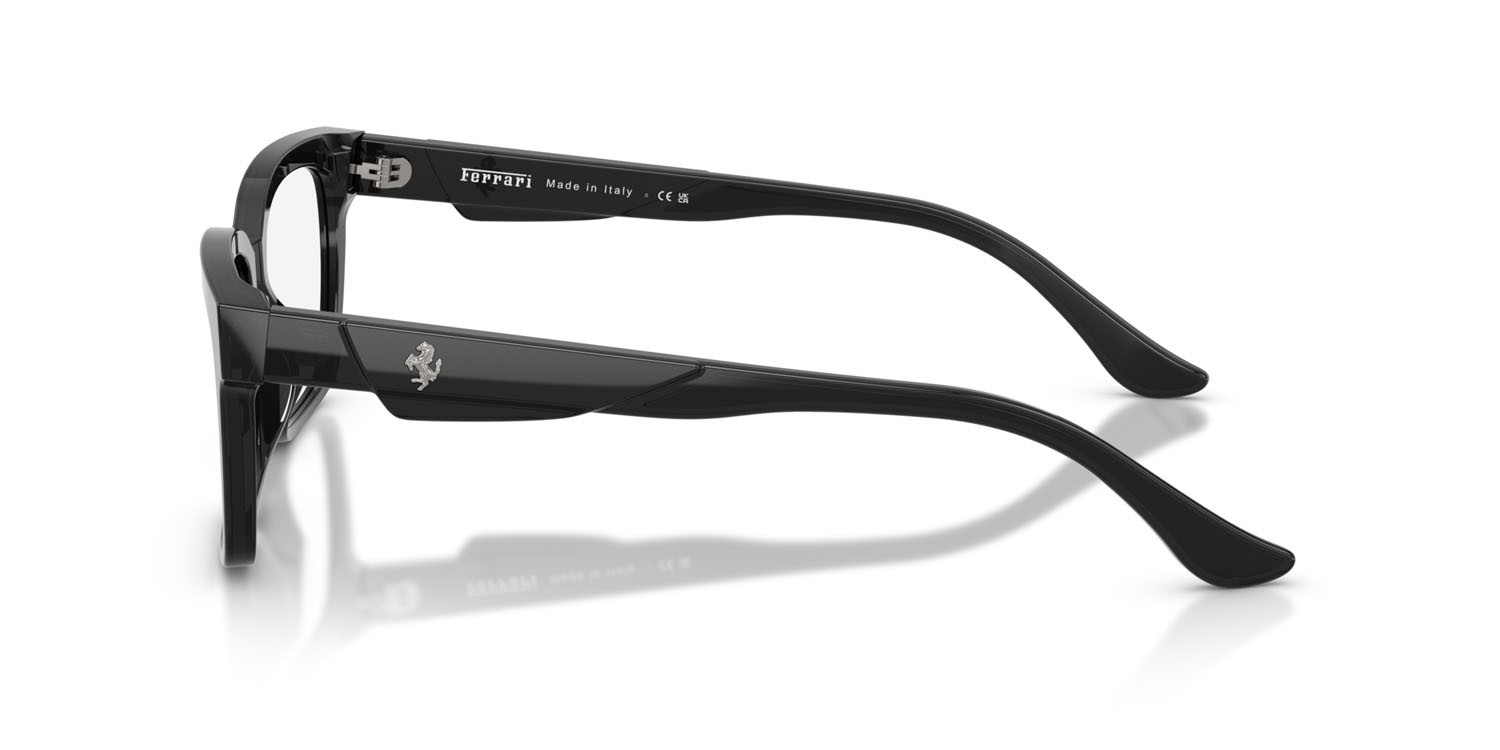 Occhiali da vista Ferrari FH 4008U (737) colore nero forma quadrato lenti lente demo