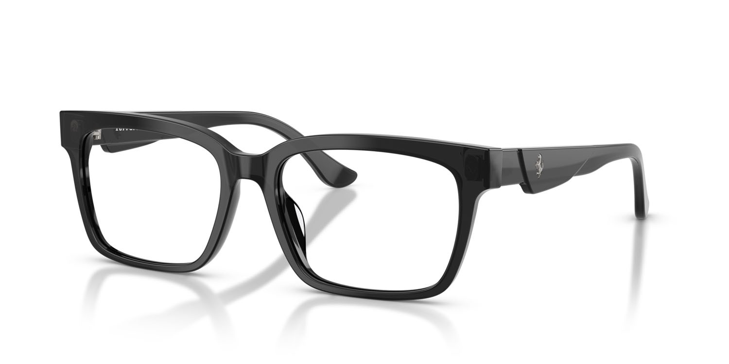 Occhiali da vista Ferrari FH 4008U (737) colore nero forma quadrato lenti lente demo