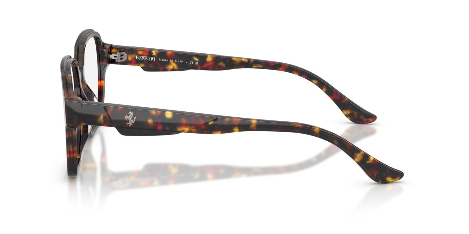 Occhiali da vista Ferrari FH 4009D (731) colore tartarugato giallo forma quadrato lenti lente demo