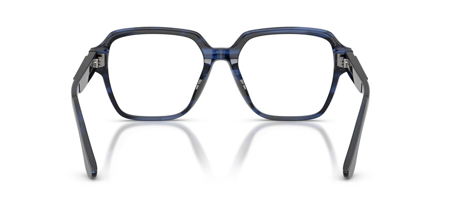 Occhiali da vista Ferrari FH 4009D (733) colore striato blu forma quadrato lenti lente demo