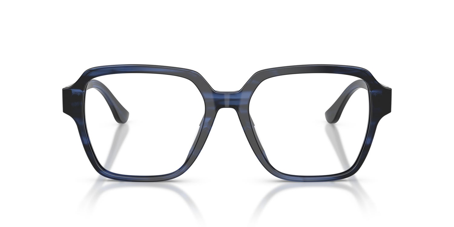 Occhiali da vista Ferrari FH 4009D (733) colore striato blu forma quadrato lenti lente demo