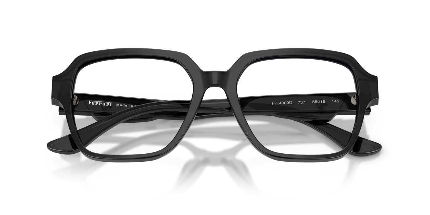 Occhiali da vista Ferrari FH 4009D (737) colore nero forma quadrato lenti lente demo