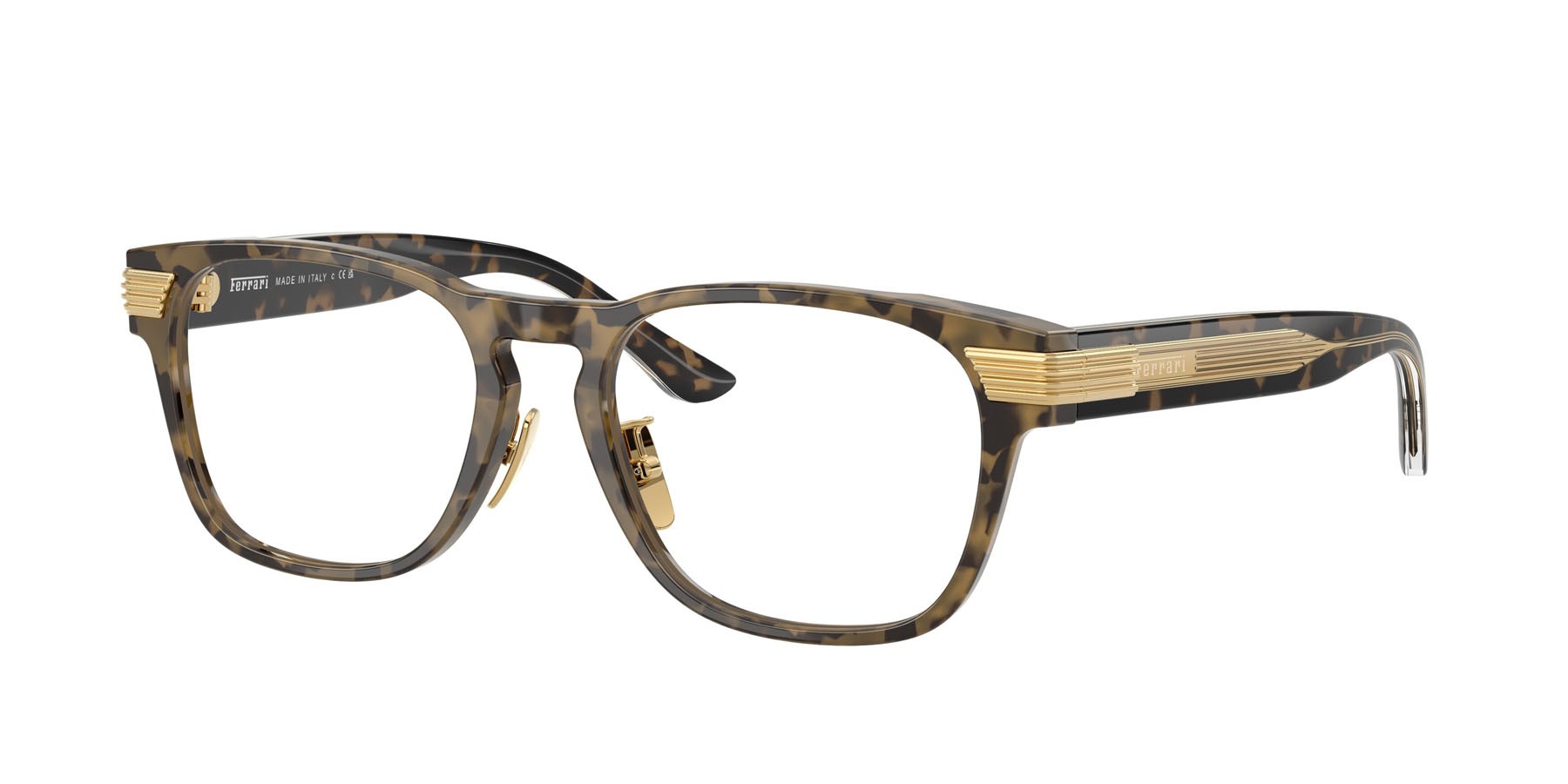 Occhiali da vista Ferrari FH 4012D (751) colore tartarugato marrone forma quadrato lenti lente demo