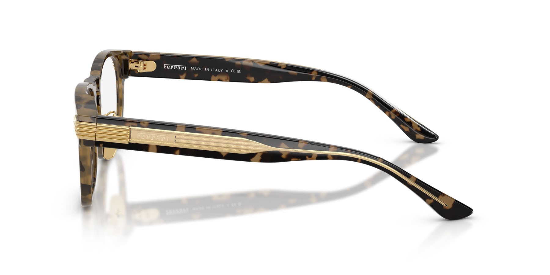 Occhiali da vista Ferrari FH 4012D (751) colore tartarugato marrone forma quadrato lenti lente demo