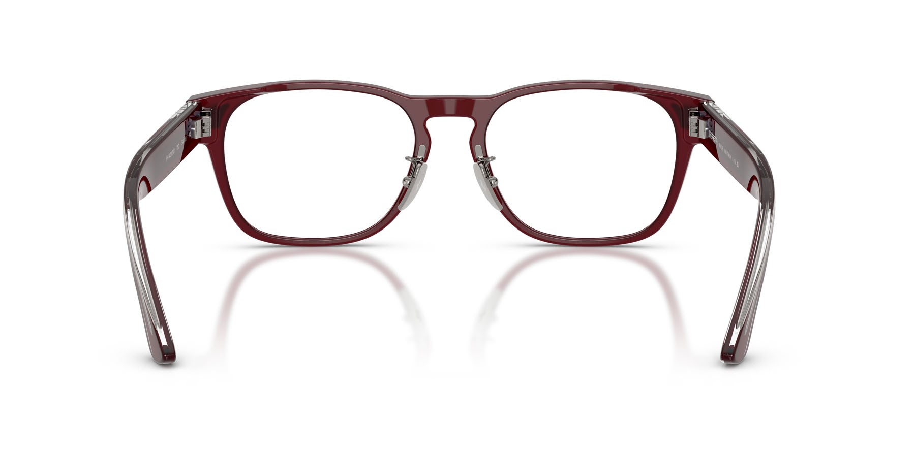 Occhiali da vista Ferrari FH 4012D (752) colore rosso opale forma quadrato lenti lente demo