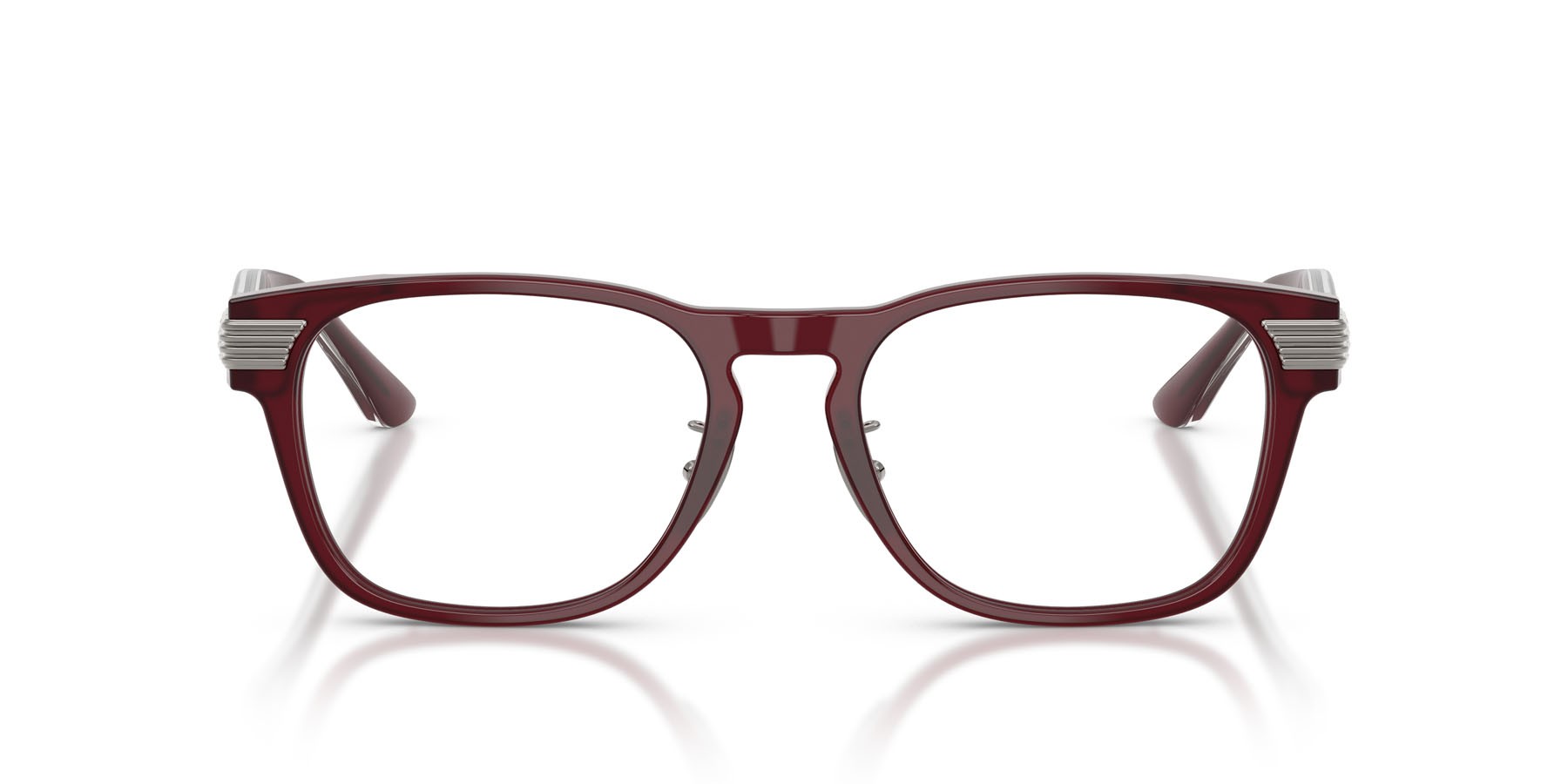 Occhiali da vista Ferrari FH 4012D (752) colore rosso opale forma quadrato lenti lente demo