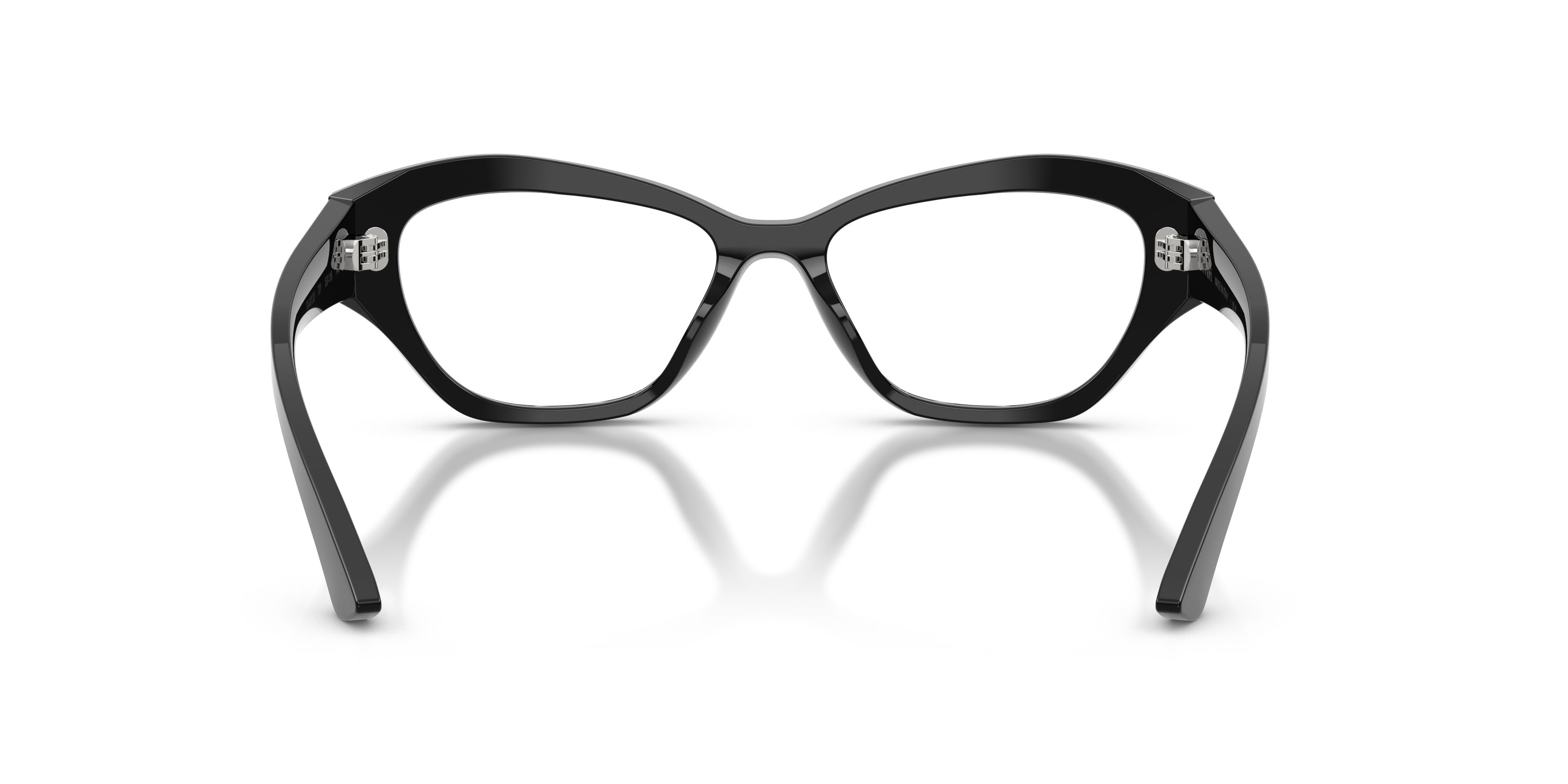 Eyeglasses Ferrari FH 4013U (701) color nero lucido shape cat eye lenses lente demo