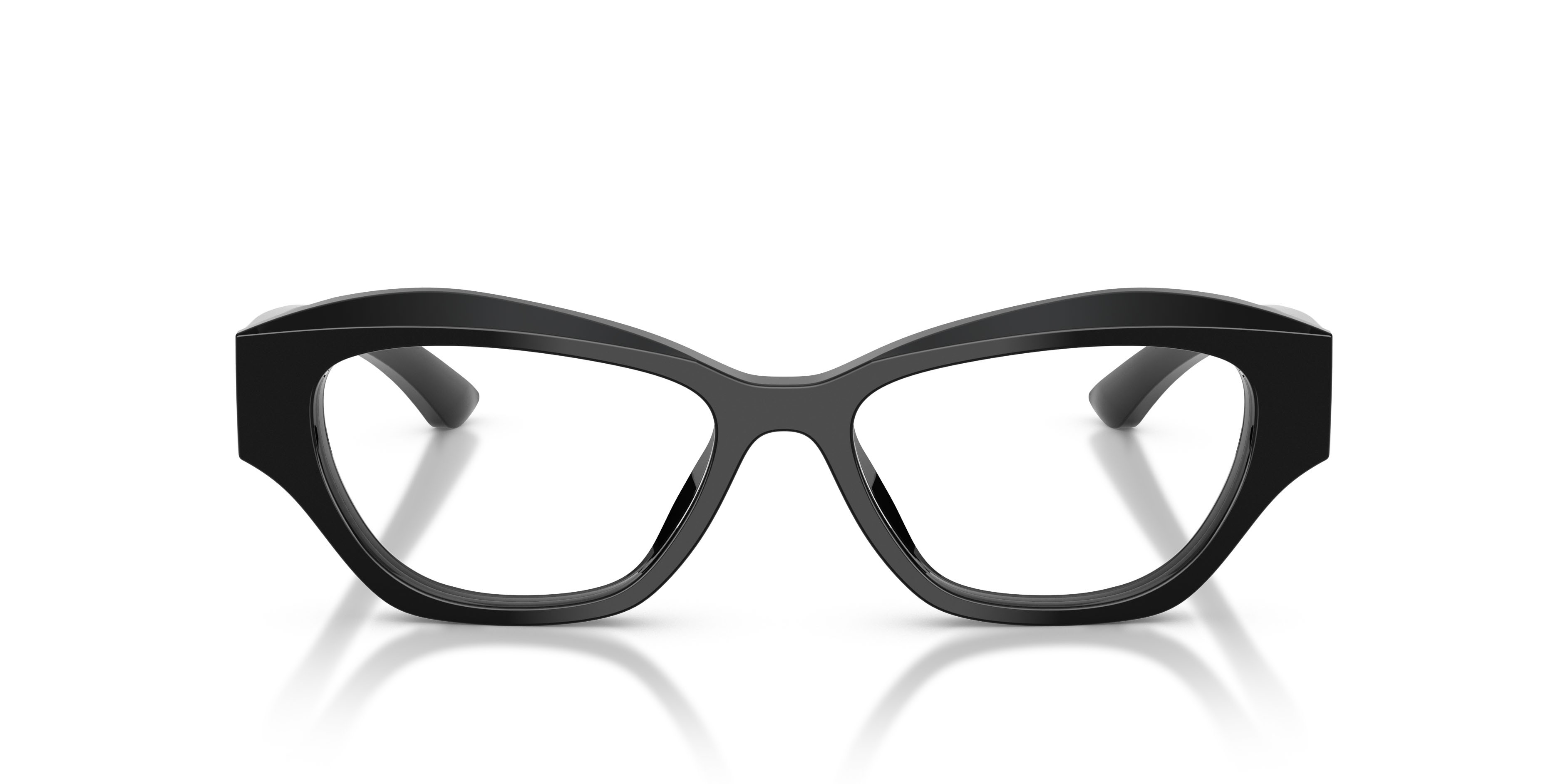 Eyeglasses Ferrari FH 4013U (701) color nero lucido shape cat eye lenses lente demo