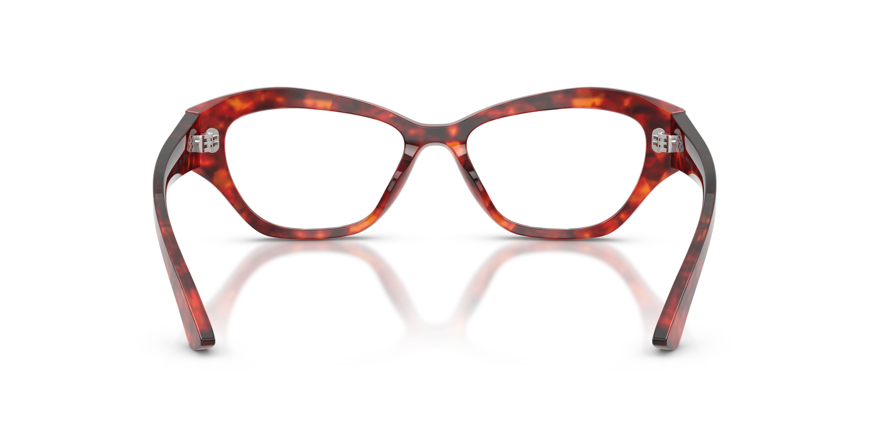 Occhiali da vista Ferrari FH 4013U (734) colore havana rosso forma cat eye lenti lente demo