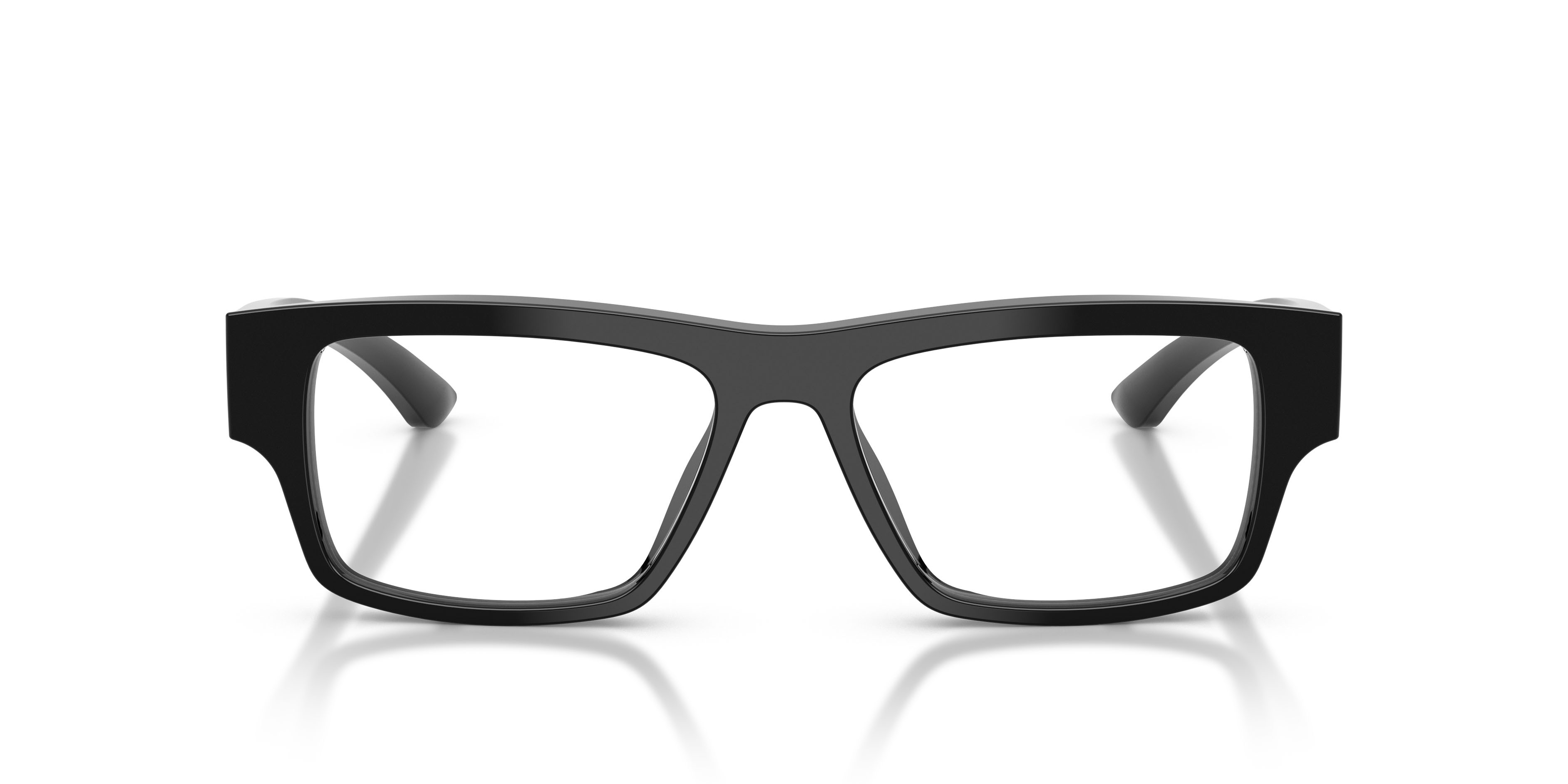 Occhiali da vista Ferrari FH 4014U (701) colore nero lucido forma rettangolare lenti lente demo