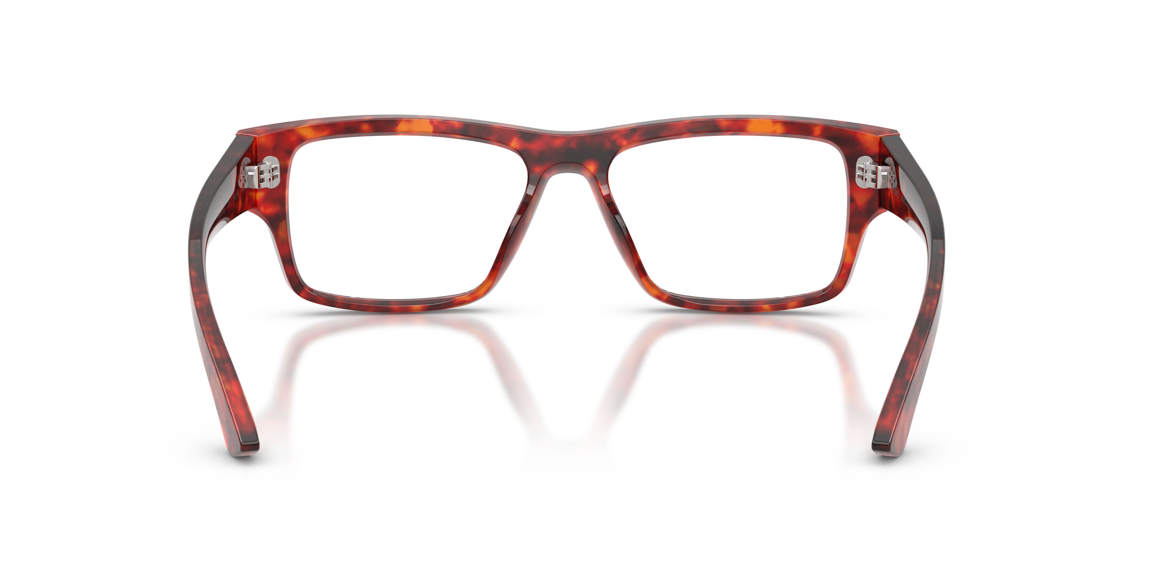 Occhiali da vista Ferrari FH 4014U (734) colore havana rosso forma rettangolare lenti lente demo