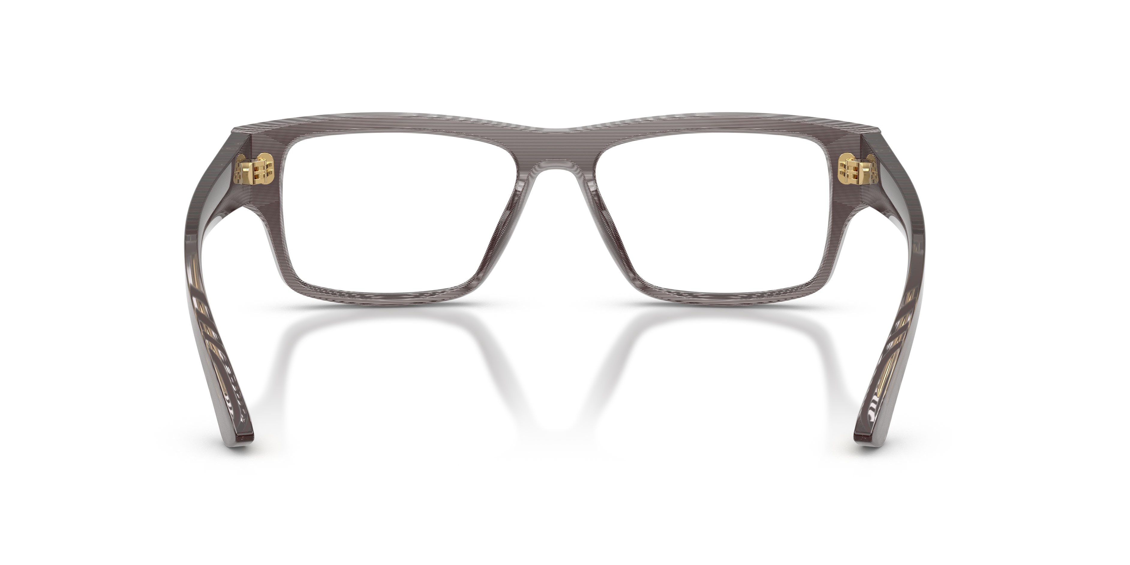 Occhiali da vista Ferrari FH 4014U (766) colore striato grigio forma rettangolare lenti lente demo