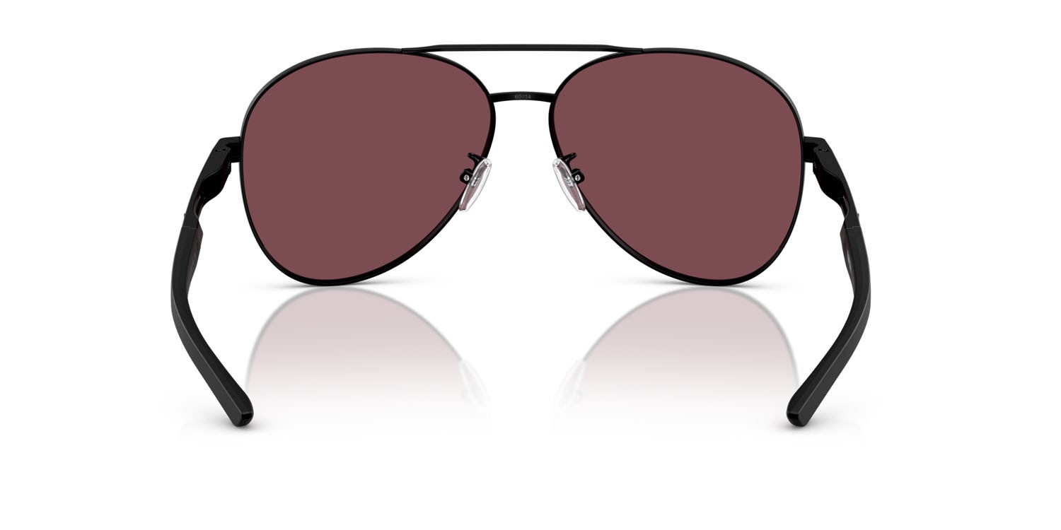 Occhiali da sole Ferrari Scuderia FZ 5002D (101/1E) colore nero opaco forma aviator lenti bordeaux