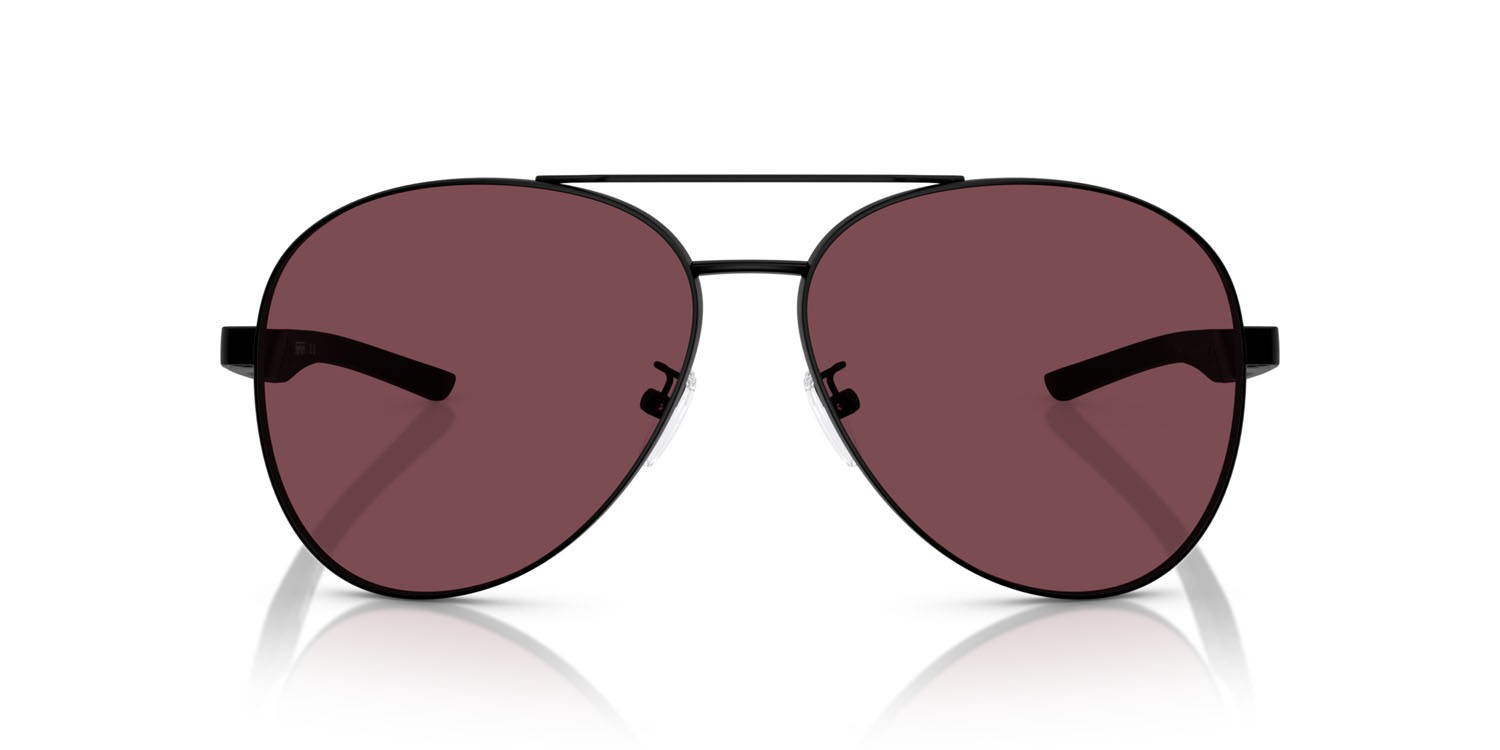Occhiali da sole Ferrari Scuderia FZ 5002D (101/1E) colore nero opaco forma aviator lenti bordeaux