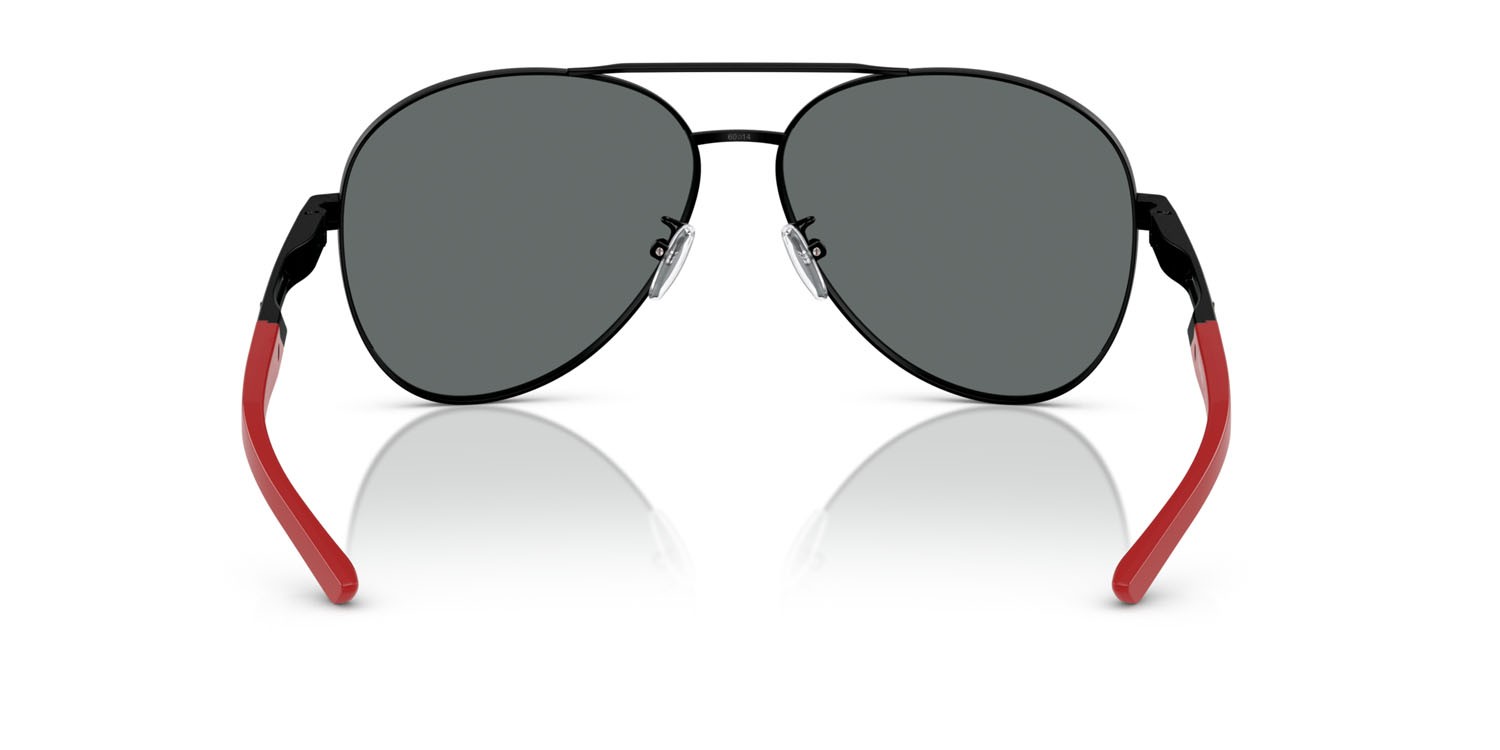 Occhiali da sole Ferrari Scuderia FZ 5002D (101/81) colore nero opaco forma aviator lenti polar grigio scuro