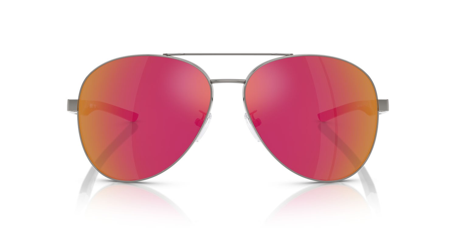 Occhiali da sole Ferrari Scuderia FZ 5002D (104/6Q) colore gunmetal forma aviator lenti rosso specchiato
