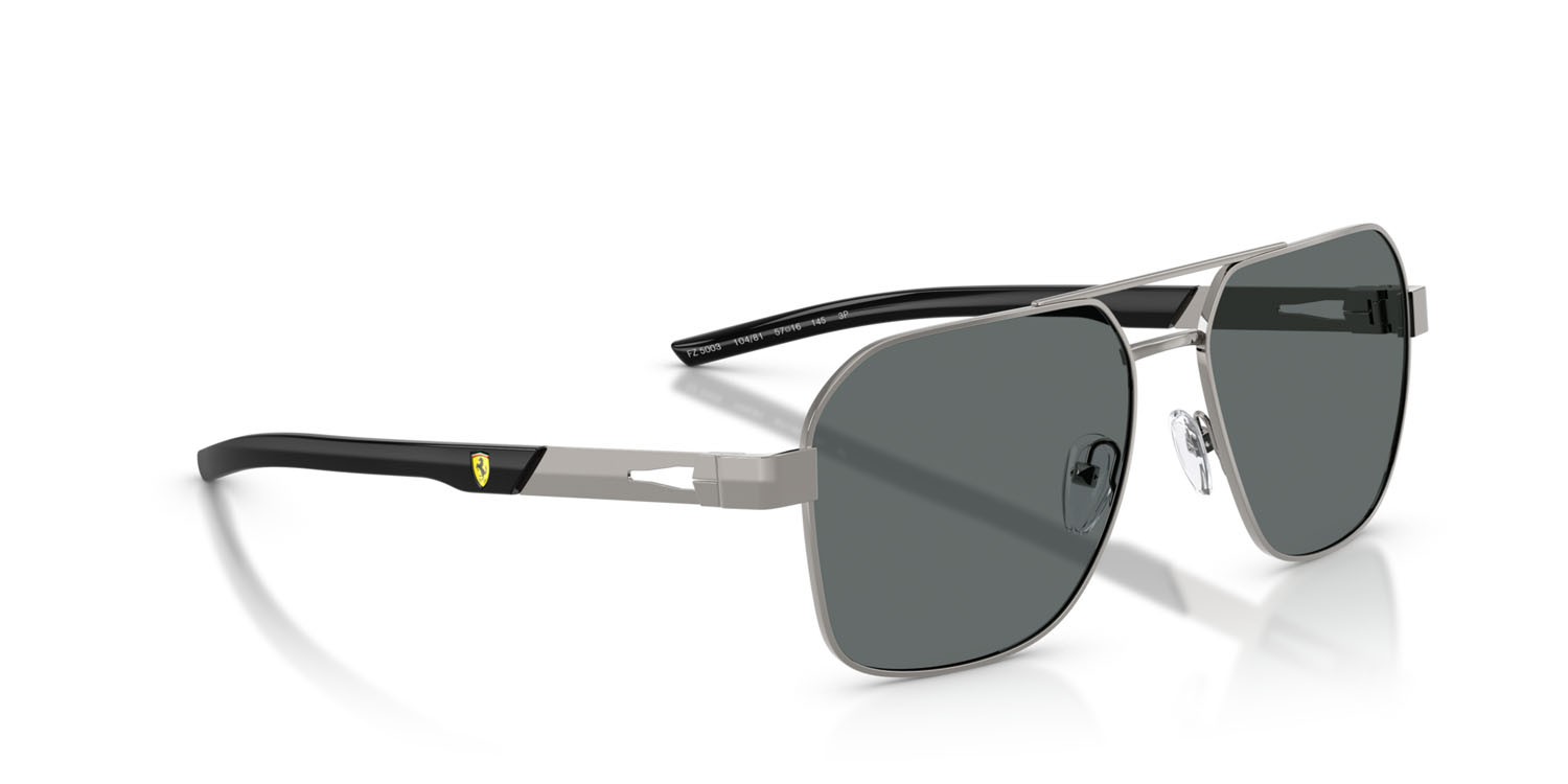 Occhiali da sole Ferrari Scuderia FZ 5003 (104/81) colore gunmetal forma quadrato lenti polar grigio scuro