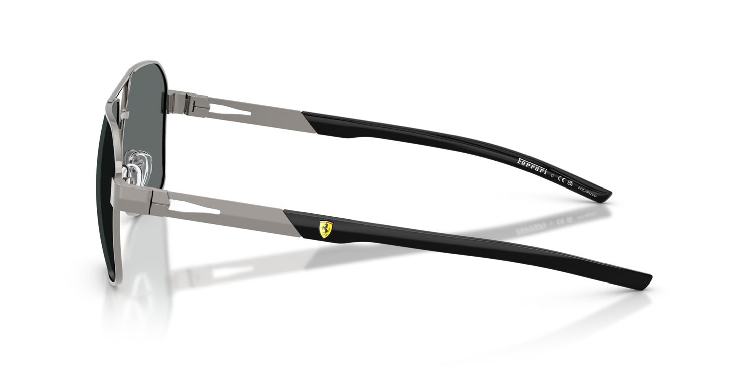 Occhiali da sole Ferrari Scuderia FZ 5003 (104/81) colore gunmetal forma quadrato lenti polar grigio scuro